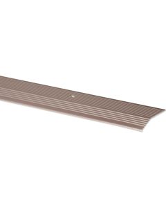 M-D Pewter Fluted 2 In. x 3 Ft. Aluminum Carpet Trim Bar, Extra Wide