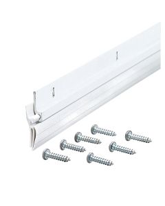 M-D 1-1/4 In. x 36 In. White Aluminum & Vinyl Door Sweep