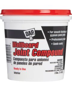 Dap 3 Lb. Pre-Mixed Latex Wallboard Drywall Joint Compound