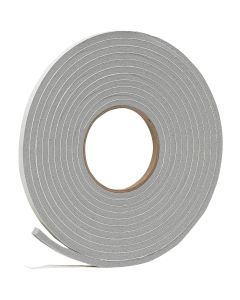 Do it 3/8" W x 1/4"T x 17' L Gray Foam Weatherstrip Tape