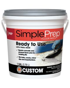 SimplePrep Pre-Mixed Floor Patch, Gray, 1 Gal.