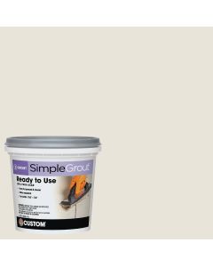 Custom Building Products Simplegrout Quart Bright White Pre-Mixed Tile Grout