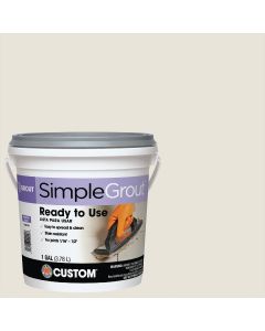 Custom Building Products Simplegrout Gallon Bright White Pre-Mixed Tile Grout