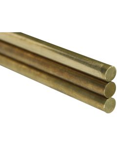 K&S 1/4 In. x 36 In. Solid Brass Rod