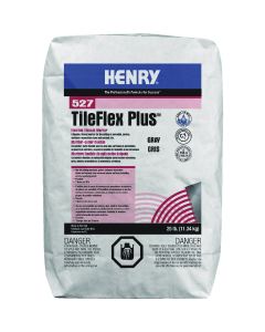 Henry 527 TileFlex Plus 25 Lb. Gray Flexible Thin-Set Mortar