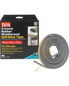 Do it Best 9/16 In. x 10 Ft. Gray Wide Weatherseal Tape