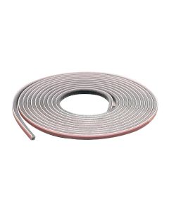 M-D 1/4" W x 7/32" H x 17' L Bag Gray Weatherstrip Pile