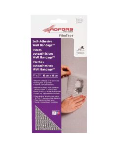 FibaTape Wall Bandage 7 In. x 7 In. Self-Adhesive Drywall Patch (2-Pack)