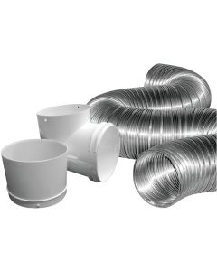 Dundas Jafine Semi-Rigid Aluminum Dryer Hose Kit (3-Piece)