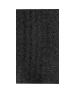 Multy Home Concord 26 In. x 45 Ft. Charcoal Carpet Runner, Indoor/Outdoor