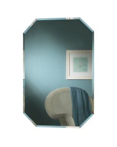 Zenith Frameless Beveled 16 In. W x 24 In. H x 4-1/2 In. D Single Mirror Surface/Recess Mount Octagon Medicine Cabinet