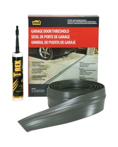 M-D 3-1/2 In. x 20 Ft. Gray Vinyl Threshold Garage Door Seal Kit