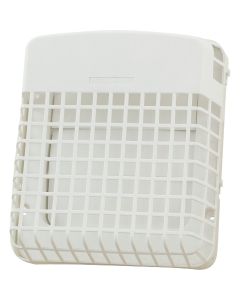 Dundas Jafine ProGard 4 In. White Plastic Dryer Vent Hood