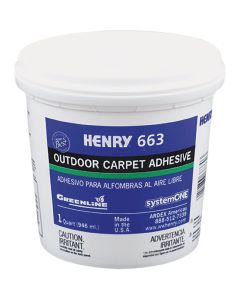 Henry Premium Outdoor Carpet Adhesive, Quart