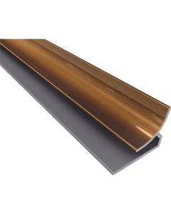 Fasade 18 In. Thermoplastic Inside Corner Backsplash Trim, Oil-Rubbed Bronze