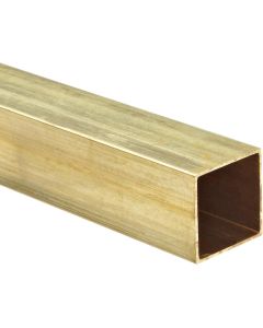 K & S 3/32 In. x 12 In. Brass Square Tube