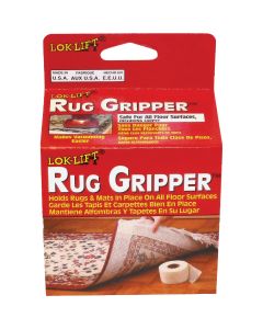 Lok-Lift Rug Gripper 2-1/2 In. x 25 Ft. Nonslip Rug Gripper Tape