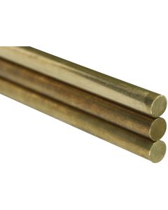 K&S 3/32 In. x 36 In. Solid Brass Rod