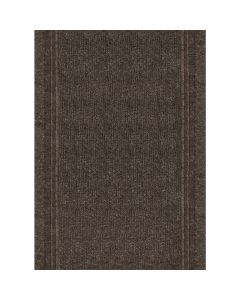 Multy Home Tracker 26 In. x 60 Ft. Brown Carpet Runner, Indoor/Outdoor