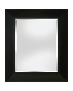 Erias Home Designs 23.5 In. W x 27.5 In. H Black Framed Wall Mirror