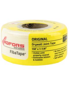 2" x 150' Saint-Gobain ADFORS FDW8659-U Yellow FibaTape Self-Adhesive Mesh Joint Tape