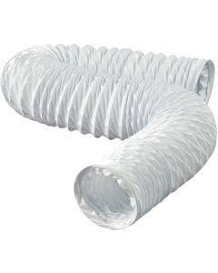 Dundas Jafine 3 In. Dia x 8 Ft. L White Vinyl Flexible Ducting