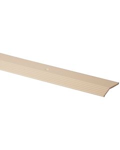 M-D Almond Fluted 1-3/8 In. x 3 Ft. Aluminum Carpet Trim Bar, Wide