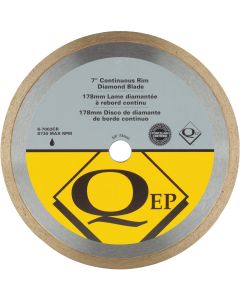 QEP 7 In. Continuous Rim Wet Cut Diamond Blade