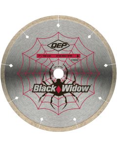 QEP Black Widow 7 In. Segmented Rim Wet Cut Diamond Blade