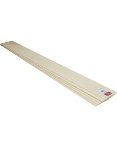 Midwest Products 3/32 In. x 3 In. x 3 Ft. Basswood Board