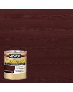 1 Qt Minwax 61380 Bombay Mahogany PolyShades Wood Stain And Polyurethane Satin