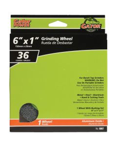 Gator Blade 6 In. 1 In. Adjustable - 1", 3/4", 5/8", 1/2" Bench Grinding Wheel