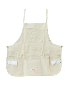 Custom Leathercraft 12-Pocket Canvas Bib Apron