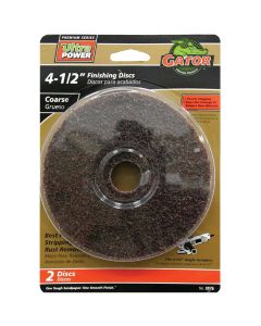 Gator 4-1/2 In. Coarse Fiber Disc (2-Pack)