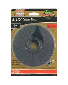 Gator 4-1/2 In. Fine Fiber Disc (2-Pack)