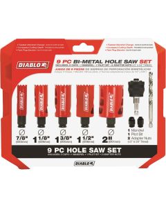 9pc Diablo Holesaw Set