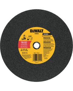 DEWALT HP Type 1 10 In. x 7/64 In. x 5/8 In. Metal Cut-Off Wheel