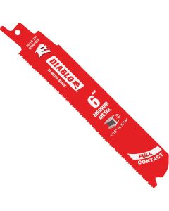 Image of Diablo Steel Demon 6 In. 14/18 TPI Medium Metal Reciprocating Saw Blade (5-Pack)
