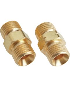 Forney 9/16 In.-18 Thread B Hose Coupler, (2-Pack)