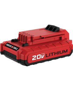 Porter Cable 20 Volt MAX Lithium-Ion 2.0 Ah Compact Tool Battery