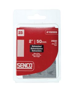 Senco 23-Gauge Galvanized Pin Nail, 2 In. (2600 Ct.)