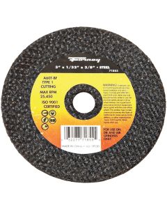 Forney Type 1 3 In. x 1/32 In. x 3/8 In. Steel Cut-Off Wheel