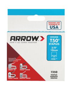 Arrow/Stanley Staple 3/8"1250/Bx