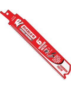 Diablo Steel Demon 6 In. 10 TPI Carbide Medium Metal Reciprocating Saw Blade