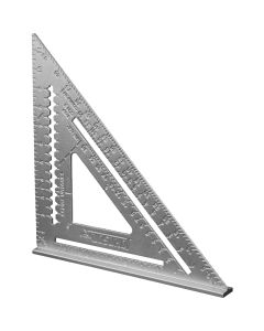 Johnson Level Johnny Square 12 In. Aluminum Rafter Square