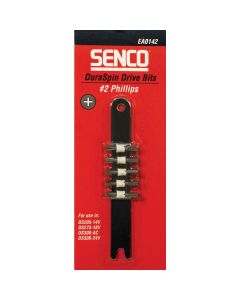 Senco DuraSpin #2 Phillips, DS205-14V, DS275-18V, DS300-AC, DS300-24V Replacement Insert Screwdriver Bit (5-Pack)