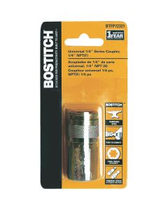 Bostitch Universal 6-Ball Design Push-to-Connect 1/4 In. NPTF Coupler