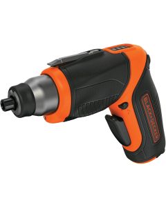 Black & Decker 4-Volt MAX Lithium-Ion Pivot 1/4 In. Cordless Screwdriver with Accessories