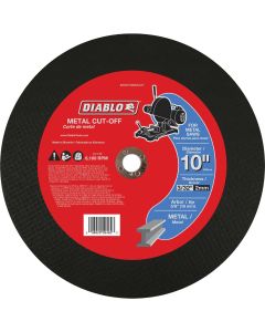 Diablo Type 1 10 In. x 3/32 In. x 5/8 In. Metal Cut-Off Wheel