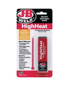 J-B Weld HighHeat 2 Oz. Gray Epoxy Putty